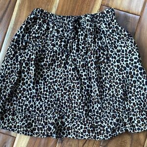 Zara Kids Leopard Print Skirt